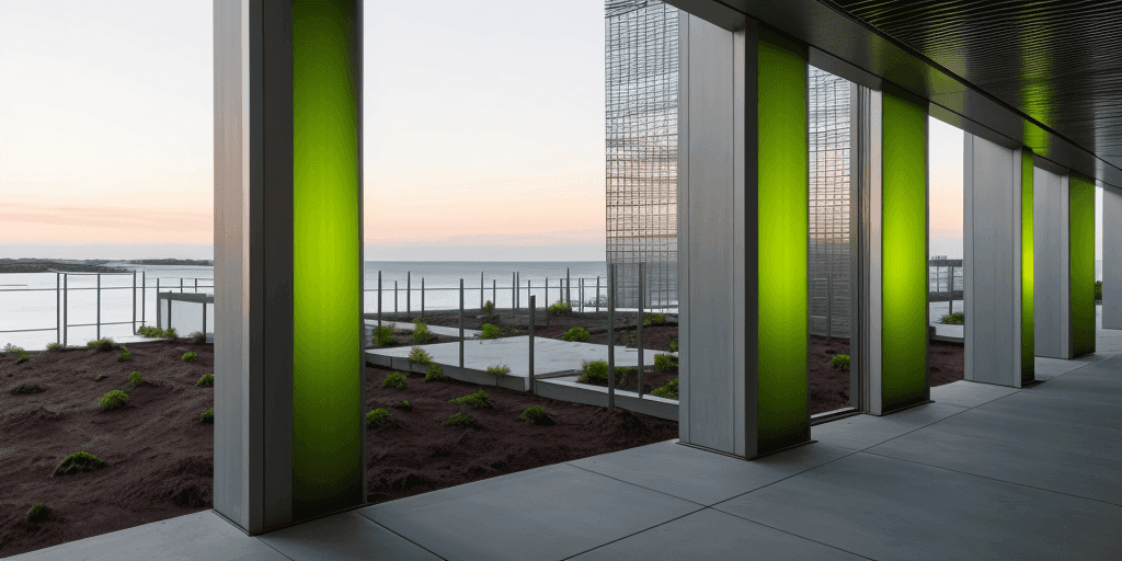 Algae architecture integration